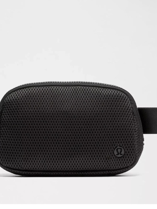 lululemon athletica Handbags - lululemon athletica Black Mesh Belt Bag - Minimalist Waist Pack